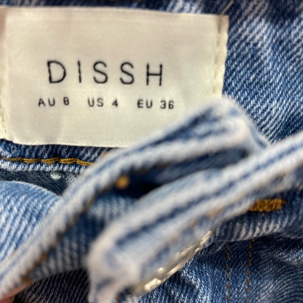 DISSH Joplin Blue Denim Skirt Size 4 - Picture 6 of 15